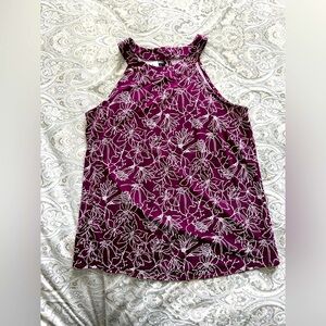 NWT FORTUNE + IVY Sleeveless Halter Top M